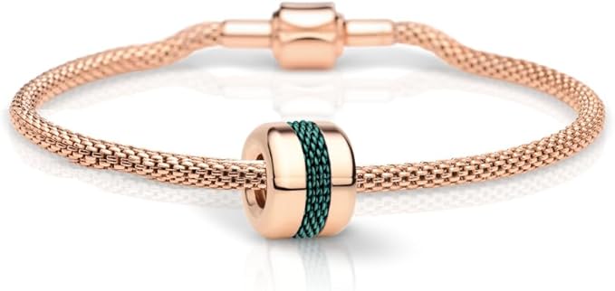 BERING Bransoletki damskie z różowego złota, kolekcja Arctic Symphony ze stali nierdzewnej, HMY1-R-ME-190