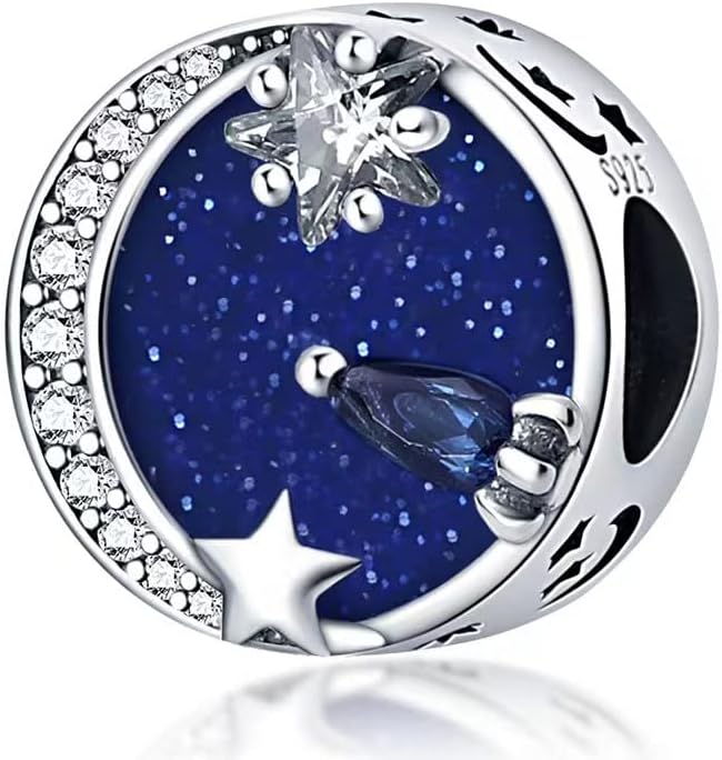 Koraliki charms, pasujące do bransoletek Pandora dla kobiet, srebro wysokiej próby 925, zwisający wisiorek, biżuteria dla dziewcząt, biżuteria na prezent dla kobiet, 4.8mm-5.0mm, Srebro