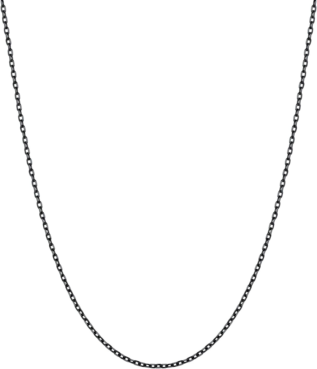 U7 Damski łańcuszek cienki 1,4 mm ze stali nierdzewnej, damski łańcuszek z siateczką, łańcuszek z wisiorkiem, drobna siatka 41-61 cm - obrazek 2