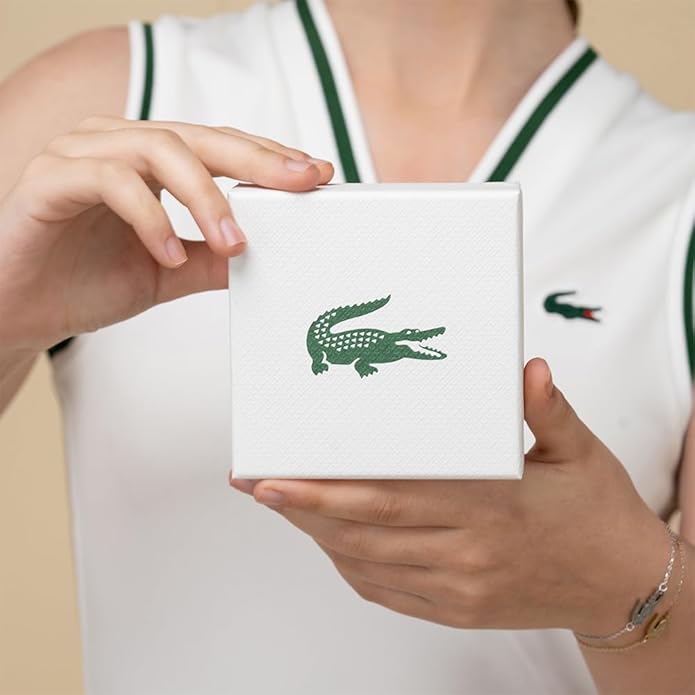 Lacoste Damska bransoletka z kolekcji CROCODILE w kolorze goździkowego - obrazek 7