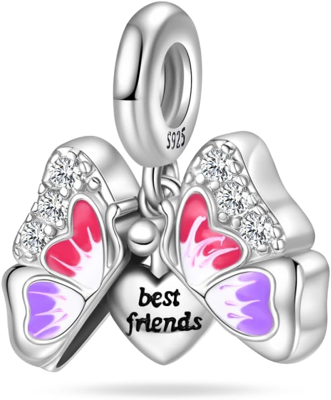 Charms pasuje Pandora bransoletki z charmsami dla kobiet, 925 srebro Sterling koralik zwisający wisiorek, dziewczyna biżuteria z koralików, biżuteria DIY dla dziewczyn - obrazek 2