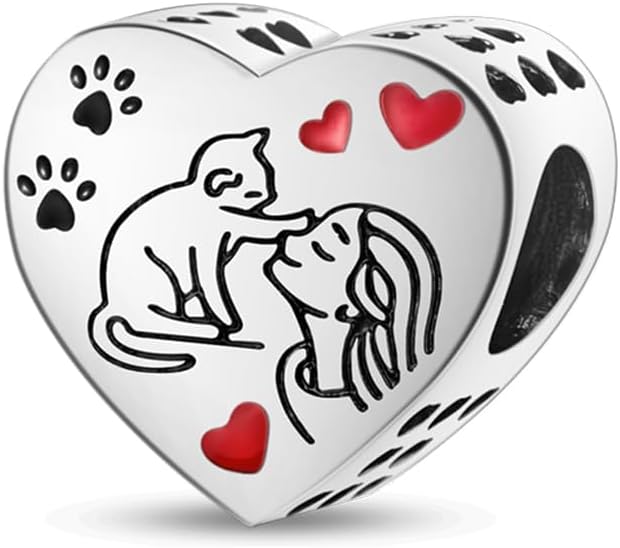Charm Suspension Ladies 925 Sterling Silver for Bracelet Charms Beads odpowiedni do Pandora bransoletki i obręcznika, kompatybilny z europejskimi bransoletkami dla kobiet dziewczyn Z1 - obrazek 3