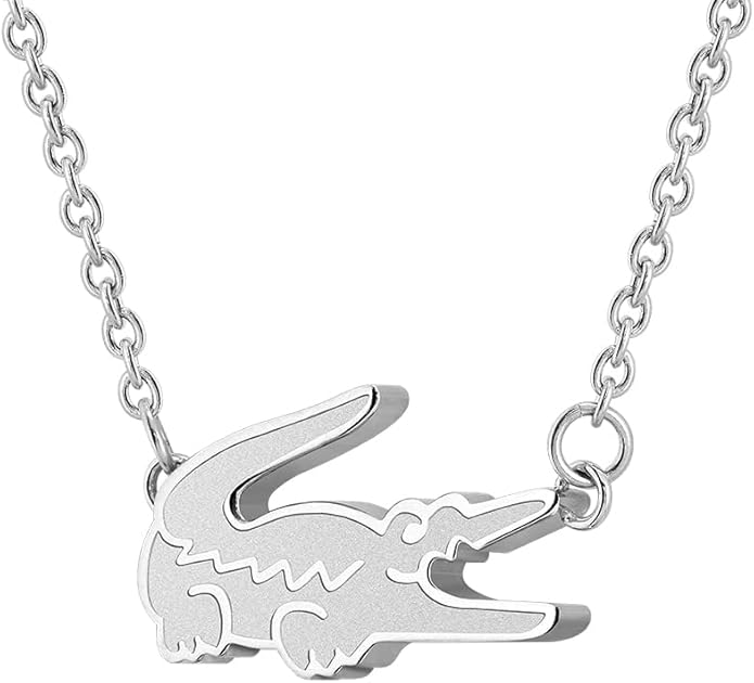 Lacoste Damska bransoletka z kolekcji CROCODILE w kolorze goździkowego - obrazek 3