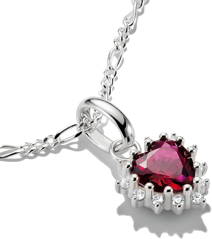 Thomas Sabo Charm Club Connect CC1279-013-10 zawieszka z recyklingu srebro próby 925 czerwone serce - obrazek 2