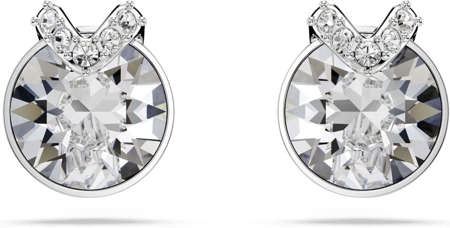 Swarovski Bella Kolekcja Kolczyki sztyfty, Szlif okrągły, Pavé - obrazek 3