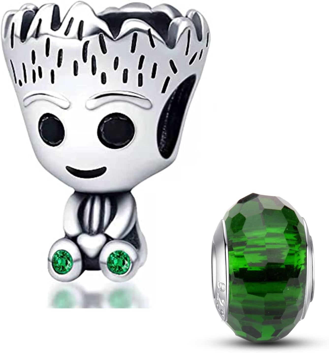 HappyStar Charmsy ze srebra wysokiej próby 925, z motywem Gwiezdnych Wojen, Harry’ego Pottera, pasują do bransoletek Pandora Charms, dla kobiet, dziewcząt, biżuteria na prezent - obrazek 7