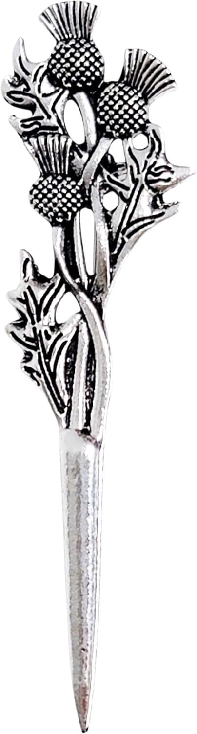 GFM Scottish Thistle, celtyckie, irlandzkie symbole broszki lub przypinki - obrazek 6