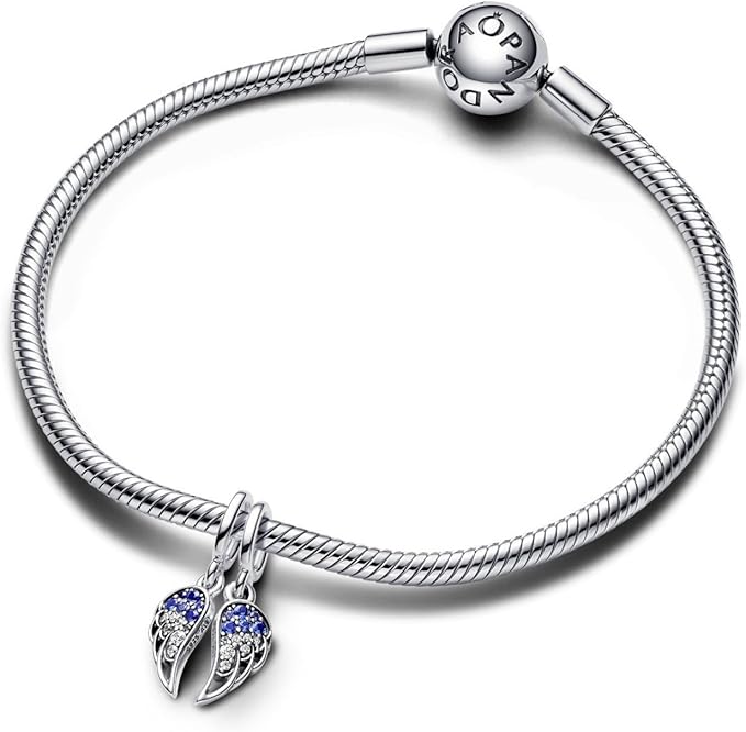 Pandora Moments Charms ze srebra próby 925, serce, skrzydło anioła - obrazek 4