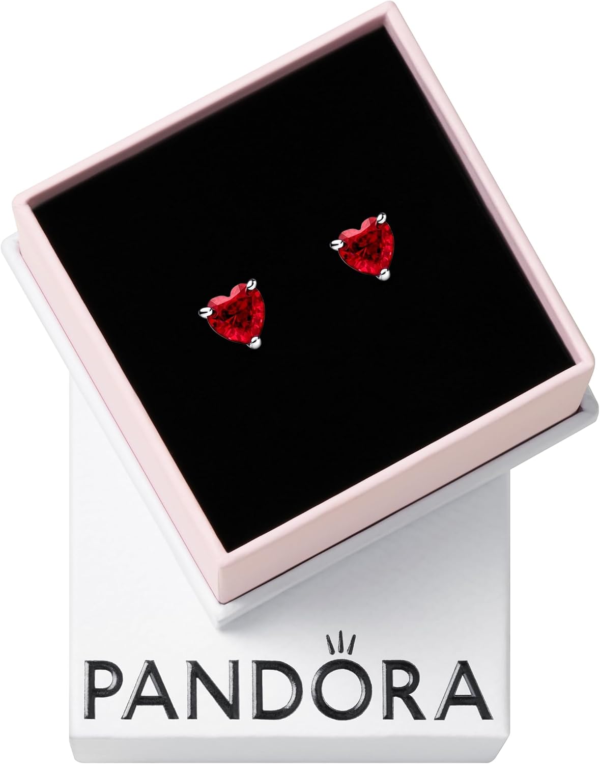 Pandora Timeless Jubileuszowa biżuteria z czerwonego kryształu z błyszczącymi wiśniami w kształcie serca - obrazek 2