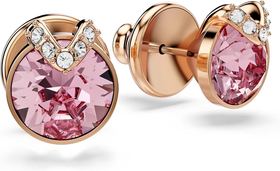 Swarovski Bella Kolekcja Kolczyki sztyfty, Szlif okrągły, Pavé - obrazek 6