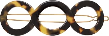 France Luxe Triple Circle Tige Boule Barrette - Tokyo by France Luxe - obrazek 2
