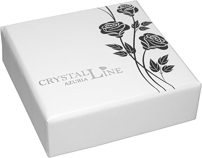Crystalline Azuria Kryształy Pozłacane 18 kt Złotem Disco Ball Biały Wisiorek Naszyjnik dla Kobiet 45 cm Srebro S925 Wisiorek - obrazek 6