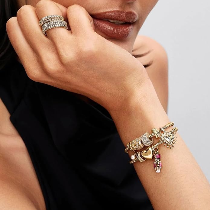Pandora Moments Charm 764138C01 owinięte serce - obrazek 5